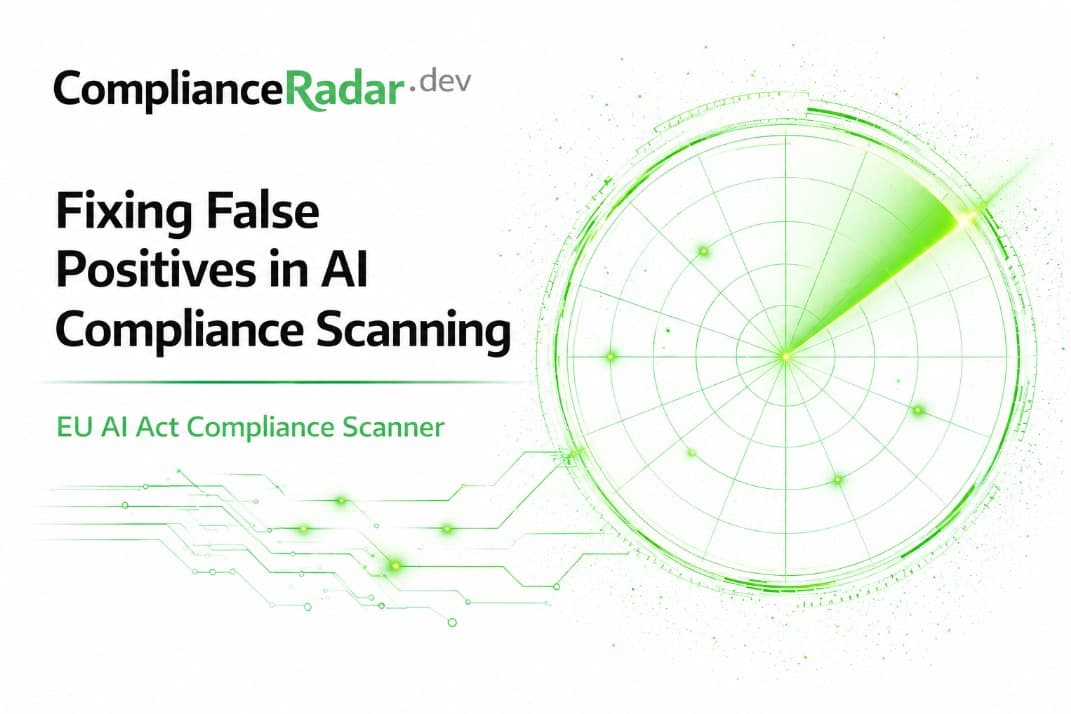 Fixing False Positives in AI Compliance Scanning cover visual