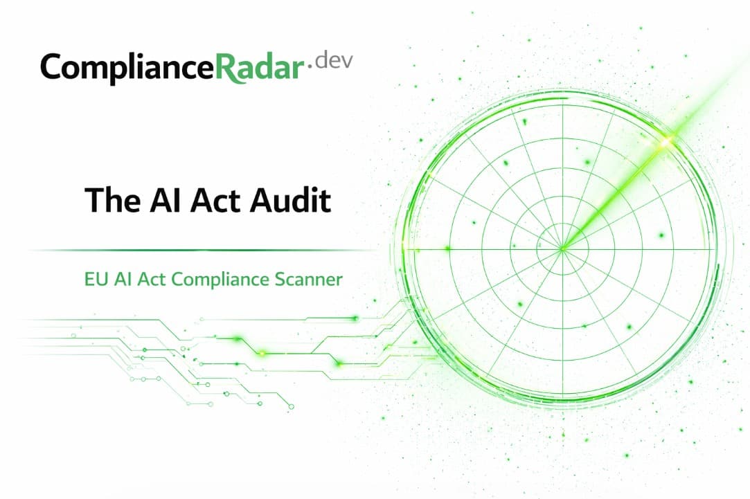 The AI Act Audit cover visual with green radar motif